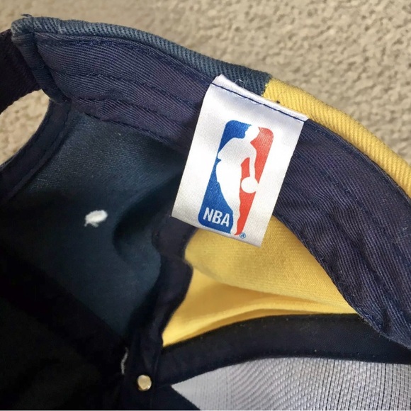 Vintage 1990s NBA INDIANA PACERS Embroidered Team Hat Cap Adjustable Strapback - Picture 8 of 13